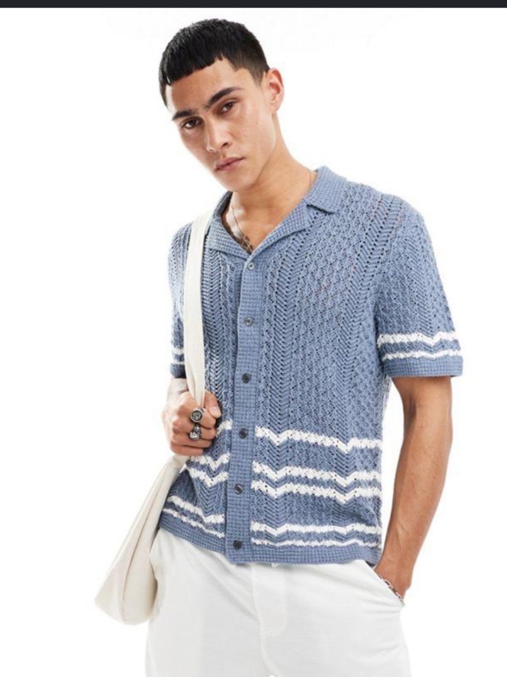 Abercrombie Open Knit Top Size Small